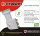 Quad LNB Octagon green 0.1 dB HD-Ready